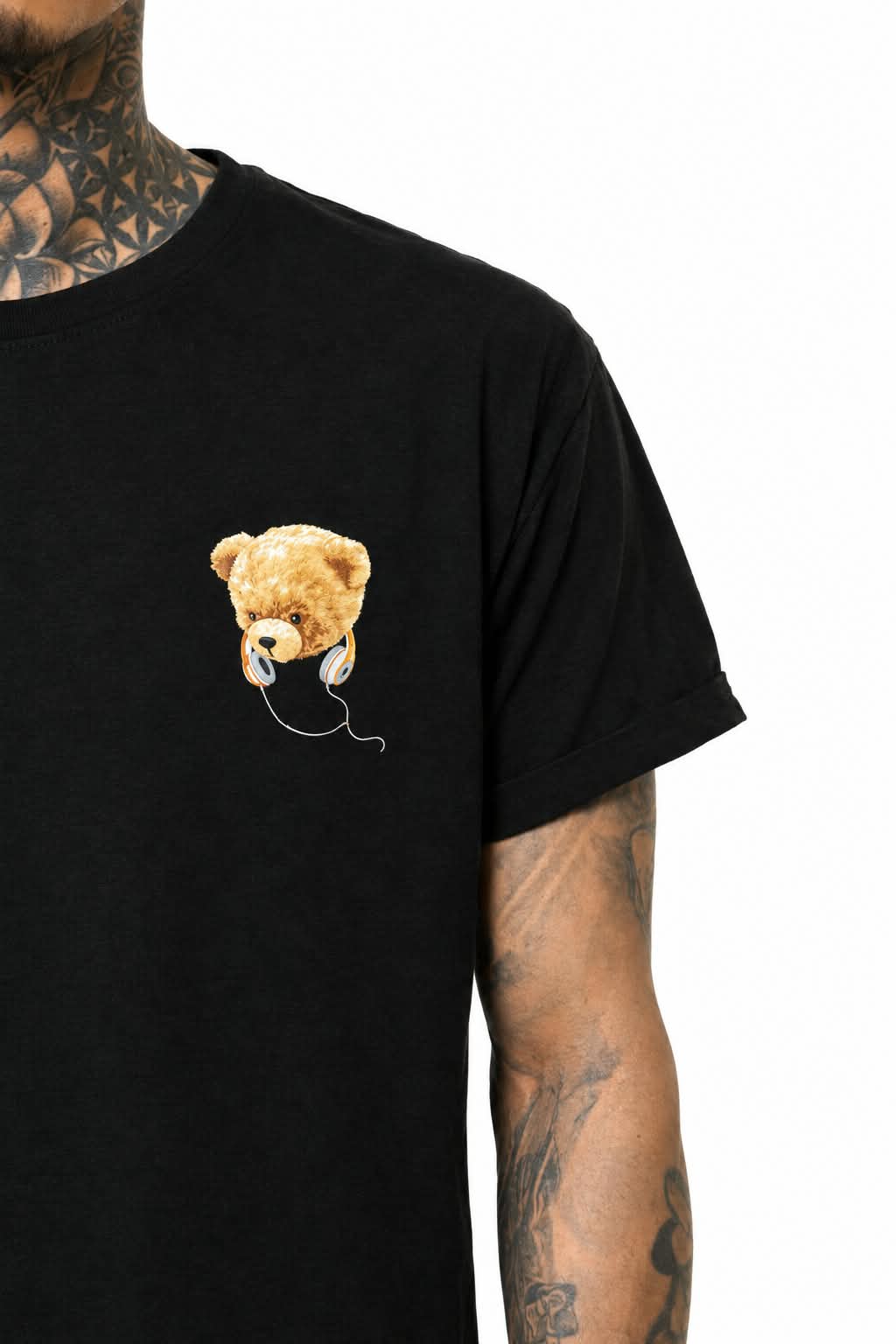 CAMISETA BR BLACK URBAN BEAR ( Camiseta - Estilo Contemporáneo)