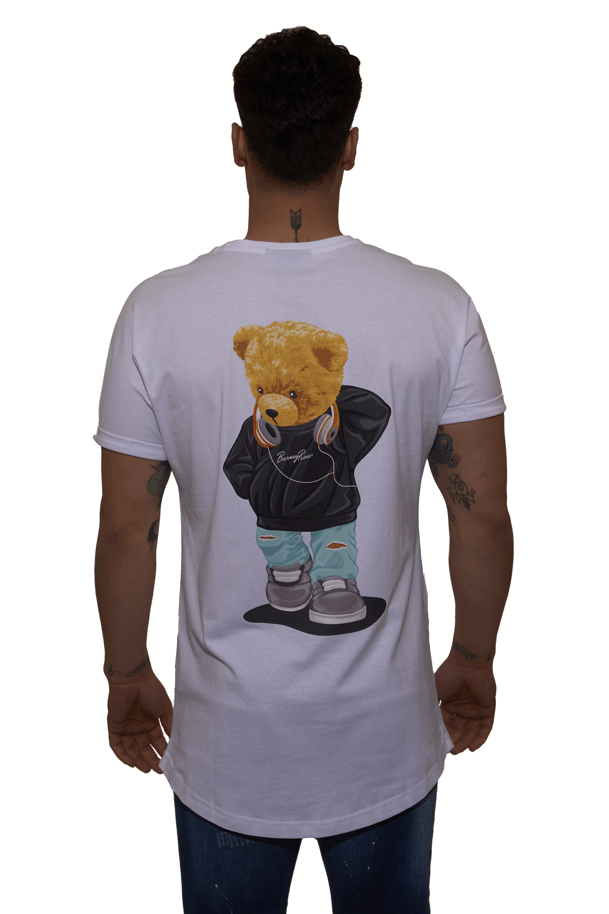 CAMISETA BR WHITE URBAN BEAR (Camiseta Urban - Estilo Contemporáneo)