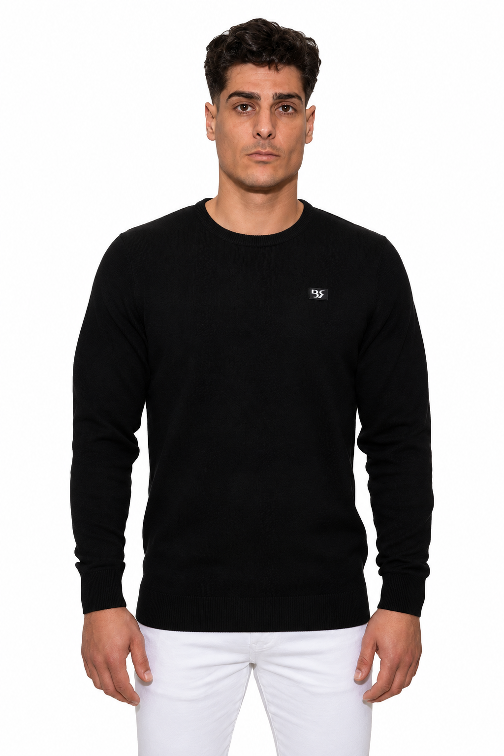 JERSEY BR BLACK (Jersey Negro Elegante – Estilo y Sostenibilidad para el Hombre Moderno)