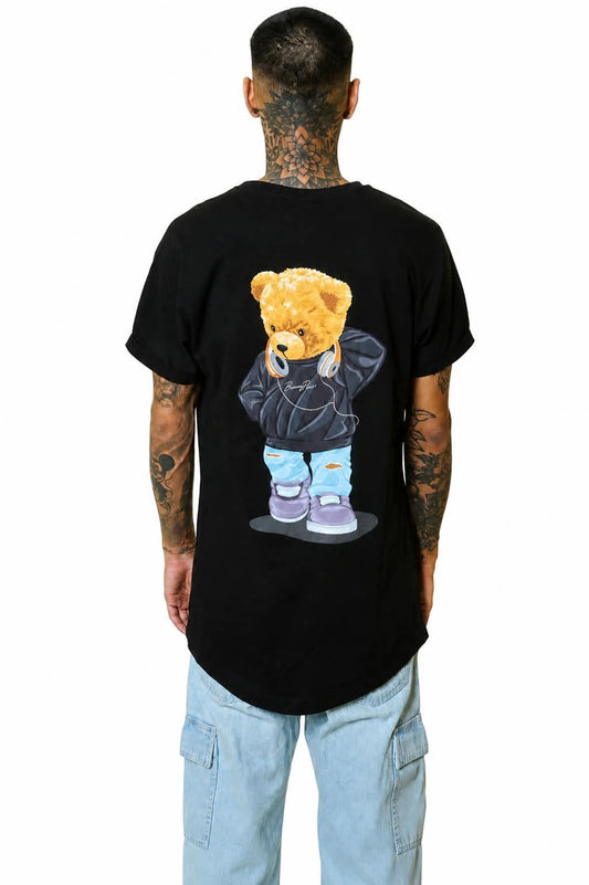 CAMISETA BR BLACK URBAN BEAR ( Camiseta - Estilo Contemporáneo)